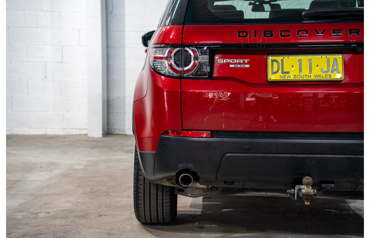 05/2016 Land Rover Discovery Sport SI4 SE (AWD) LC MY16.5 4d Wagon Firenze Red Metallic Turbo Diesel 2.0L