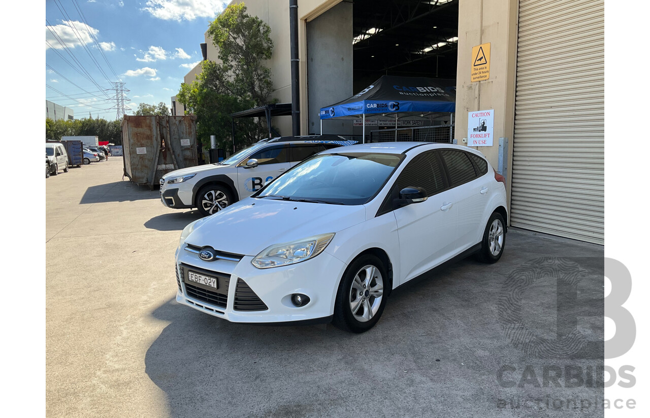 07/2015 Ford Focus Trend (FWD) LW MK2 MY14 5D Hatchback White 2.0L