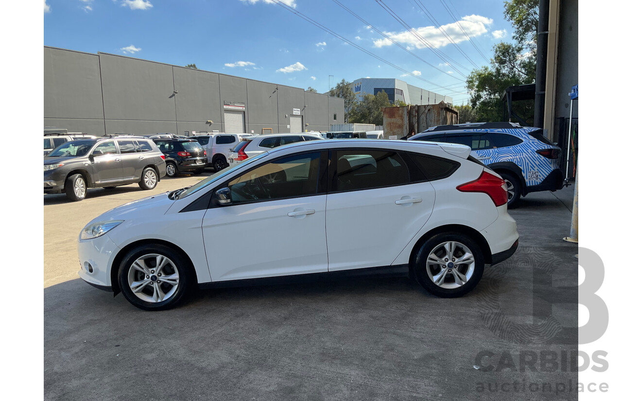 07/2015 Ford Focus Trend (FWD) LW MK2 MY14 5D Hatchback White 2.0L