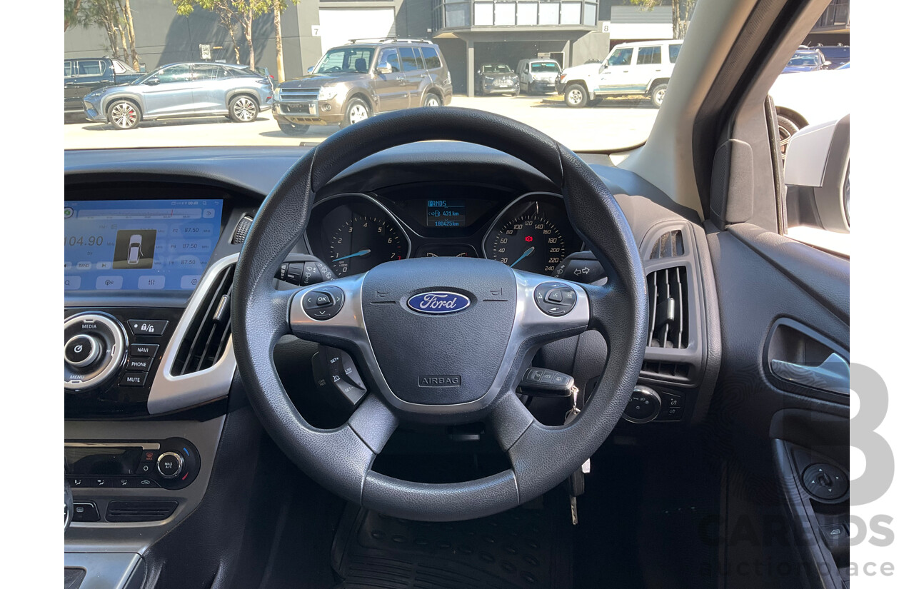 07/2015 Ford Focus Trend (FWD) LW MK2 MY14 5D Hatchback White 2.0L