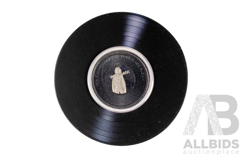 Five Australian RAM 2022/23 AC/DC Commemorative Twenty Cent Coins, Let There Be Rock, Flick the Switch, Blow Up Your Video, Powerage, Black Ice