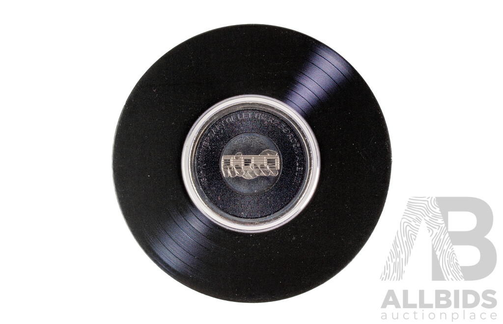 Five Australian RAM 2022/23 AC/DC Commemorative Twenty Cent Coins, Let There Be Rock, Flick the Switch, Blow Up Your Video, Powerage, Black Ice
