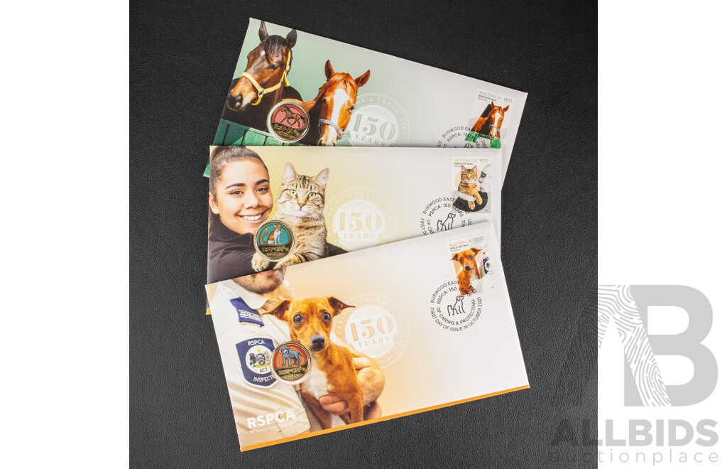 Australian 2021 RSPCA 150 Years of Caring and Protecting PNC Set