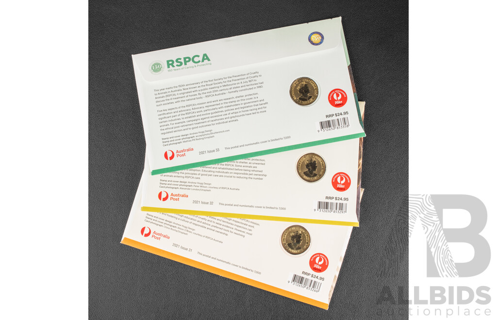 Australian 2021 RSPCA 150 Years of Caring and Protecting PNC Set
