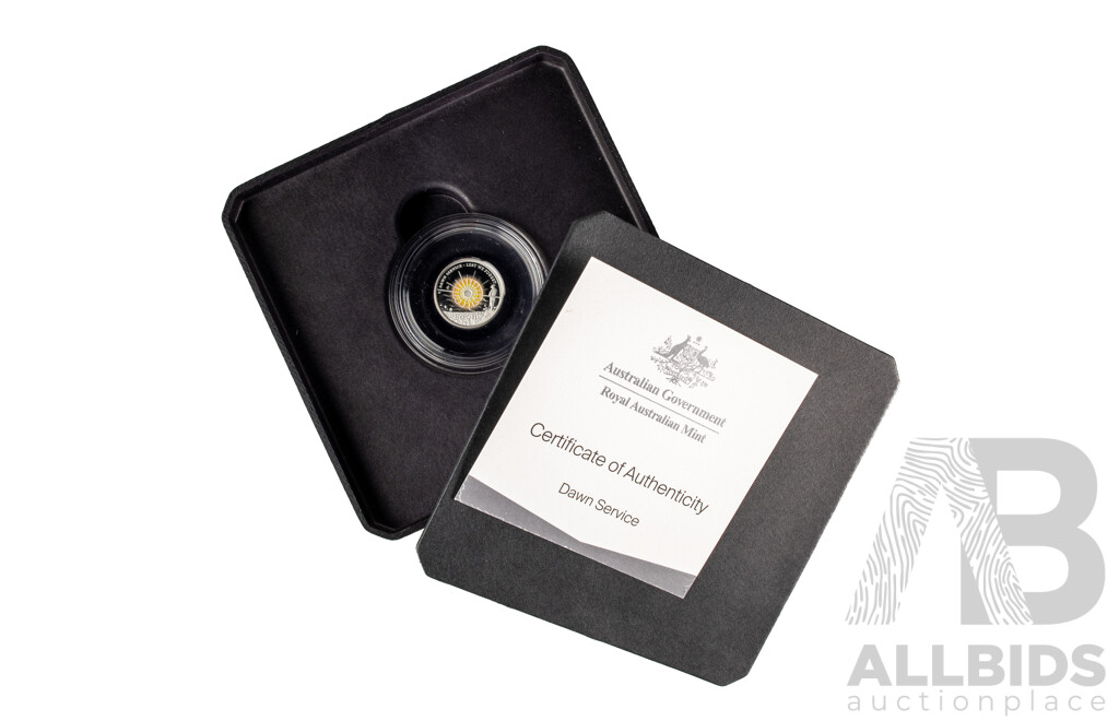 Australian RAM 2026 Silver Proof Two Dollar Coin, C Mint Mark, Dawn Service .999