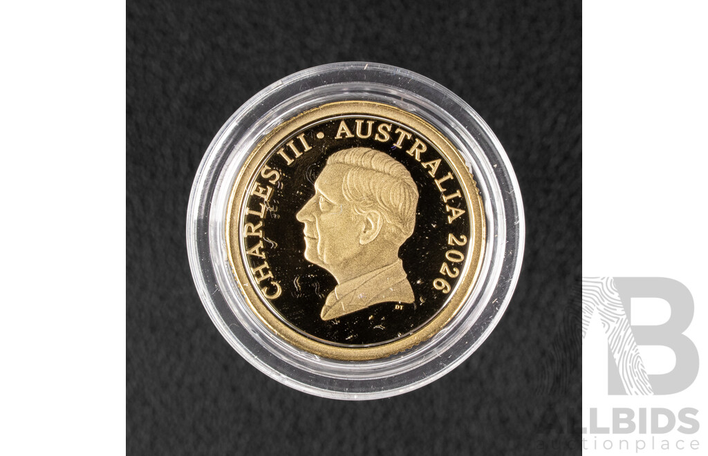 Australian RAM 2026 Proof Coloured Two Dollar Coin, Bluey Two Dollar Bucks