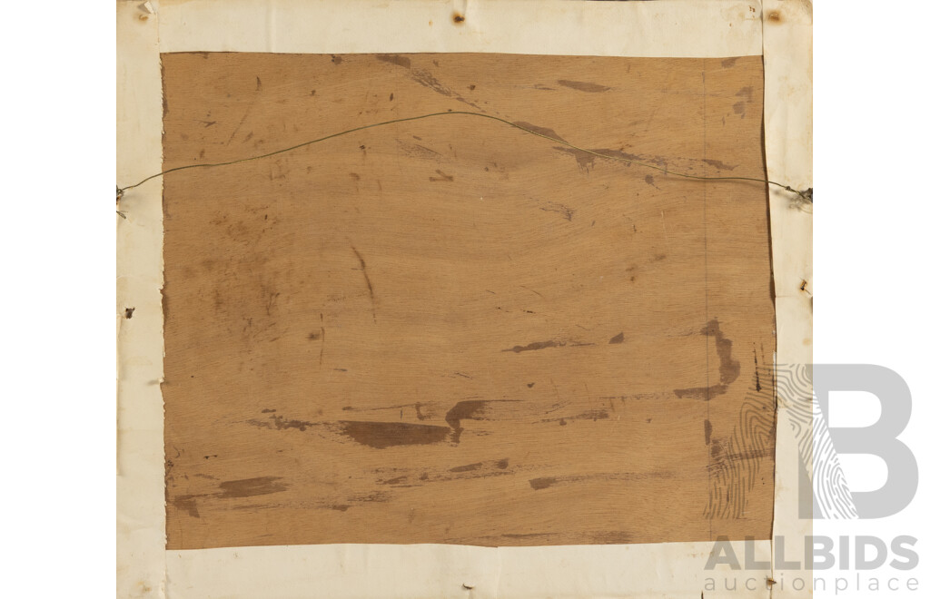 View of the City of Washington in 1792, Vintage Print, 33 x 39 cm (frame)