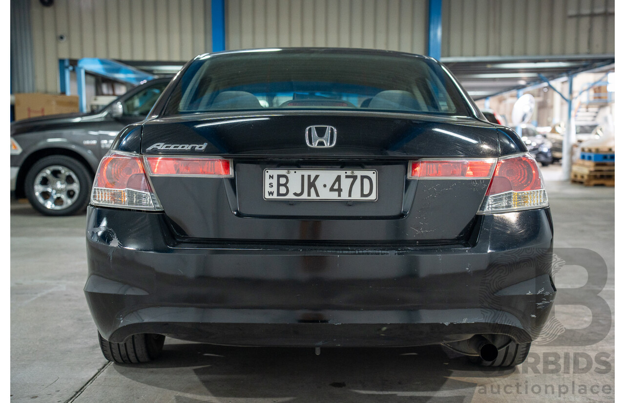 1/2009 Honda Accord VTi 50 4d Sedan Black 2.4L