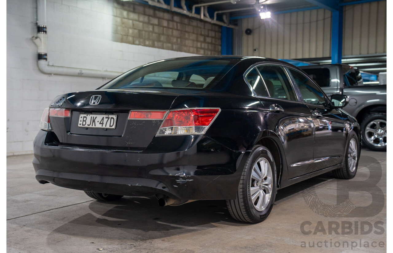 1/2009 Honda Accord VTi 50 4d Sedan Black 2.4L