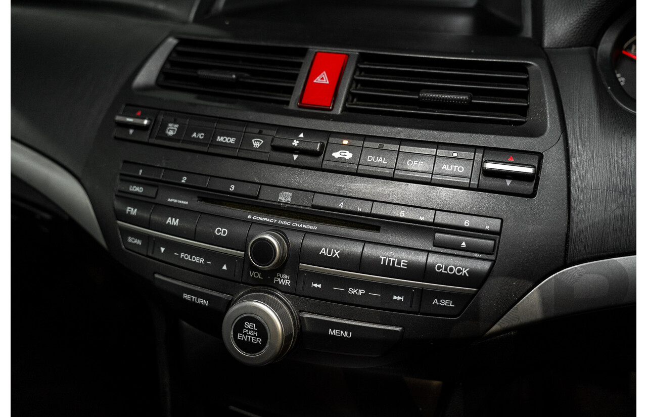 1/2009 Honda Accord VTi 50 4d Sedan Black 2.4L
