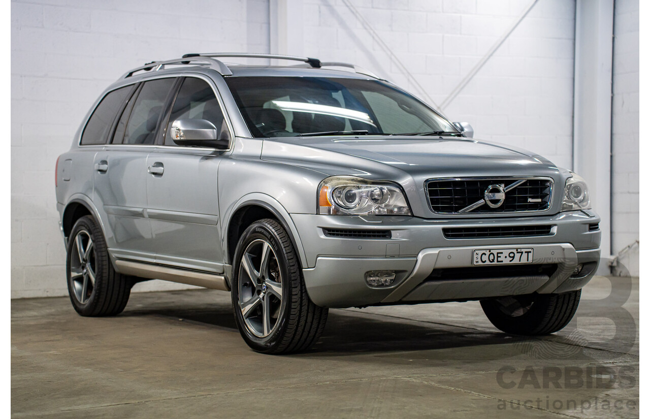 1/2013 Volvo XC90 3.2 R-Design MY12 4d Wagon Silver 3.2L