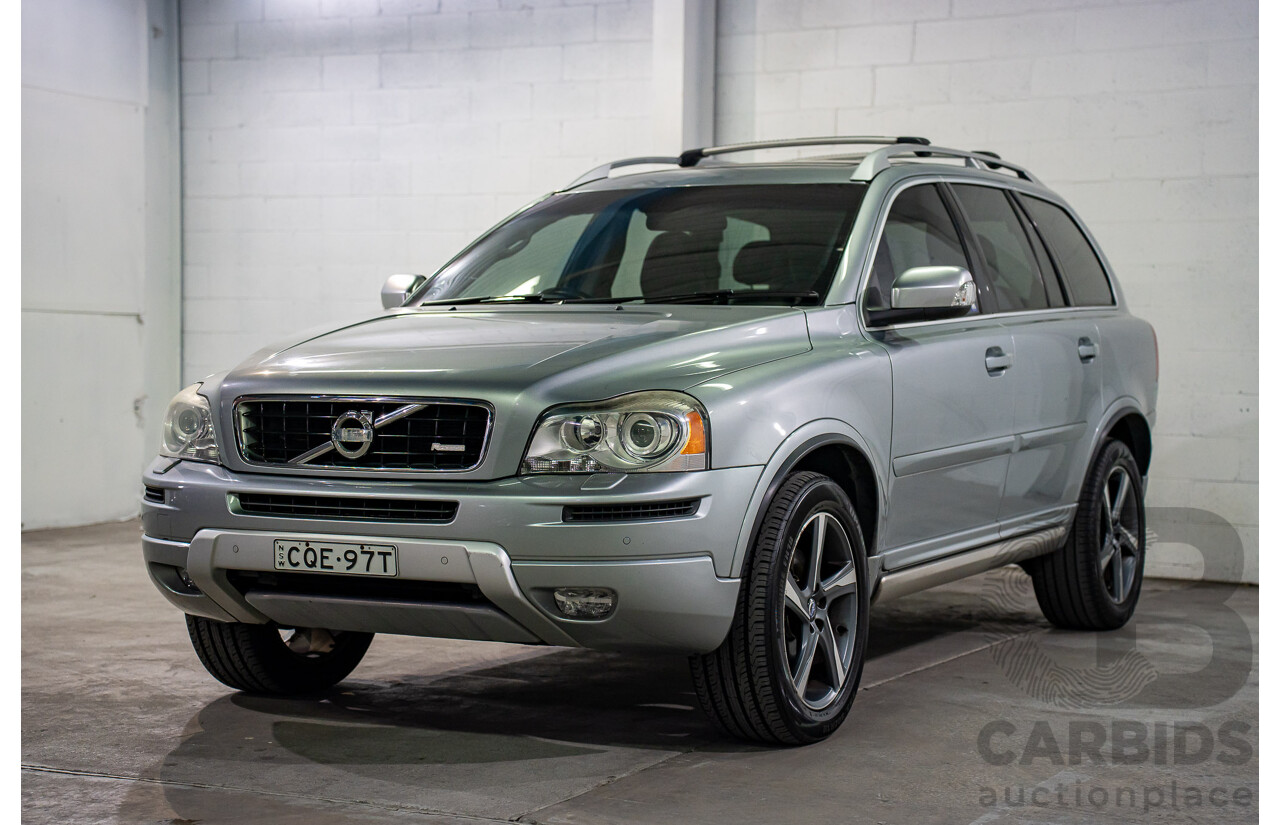 1/2013 Volvo XC90 3.2 R-Design MY12 4d Wagon Silver 3.2L