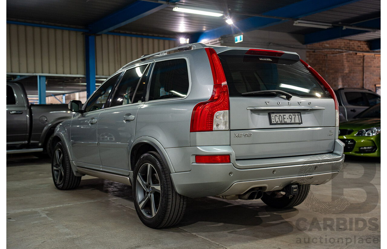 1/2013 Volvo XC90 3.2 R-Design MY12 4d Wagon Silver 3.2L