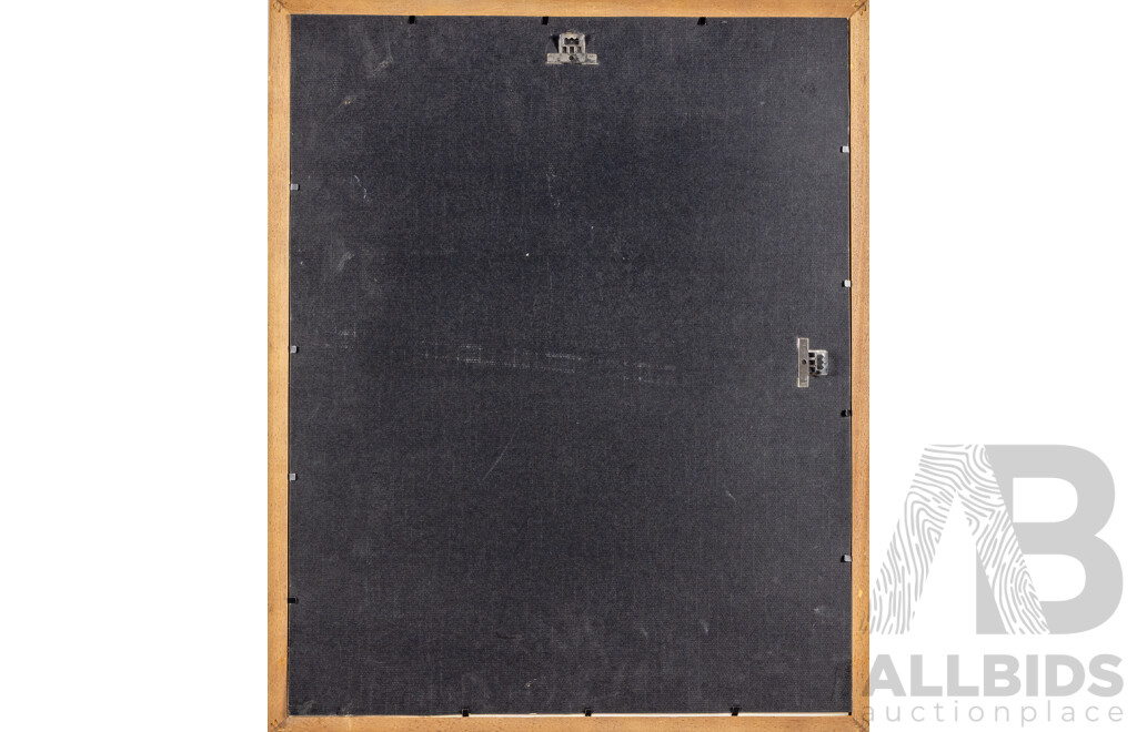 Georges Lepape (19/20th Centuries, French, 1887-1971), Antique Colour Print of Original January 1925 British Vogue Magazine Cover, 54 X 44 Cm (frame)
