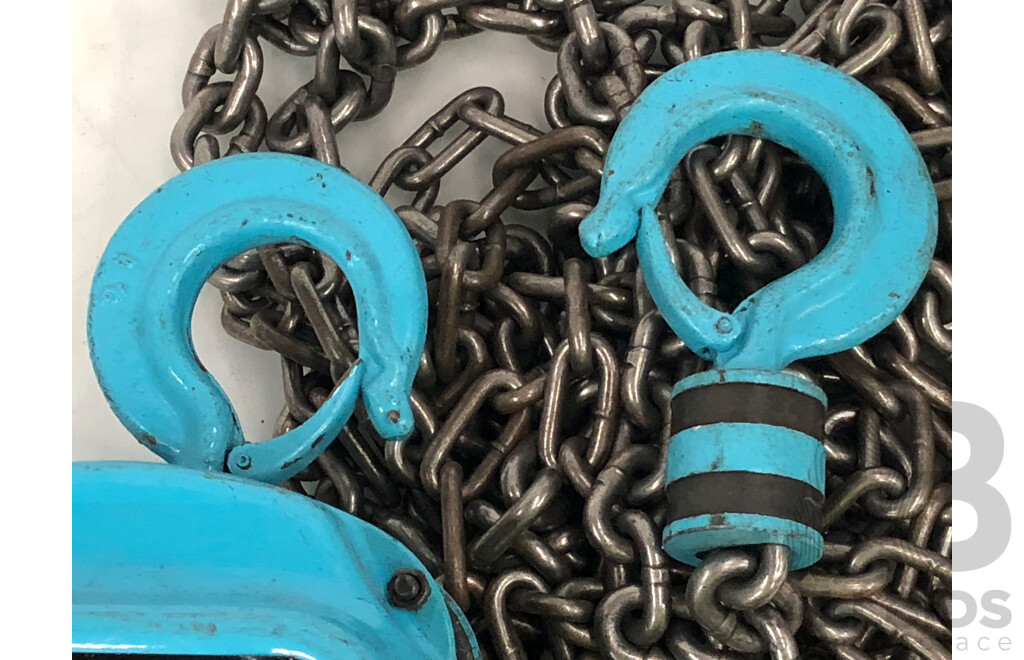 Bullivants One Tonne Chain Lift Block and Tackle