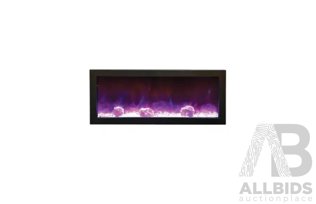 Amantii BI-40-SLIM 40-Inches Panorama Slim Electric Fireplace (BI-40-SLIM)