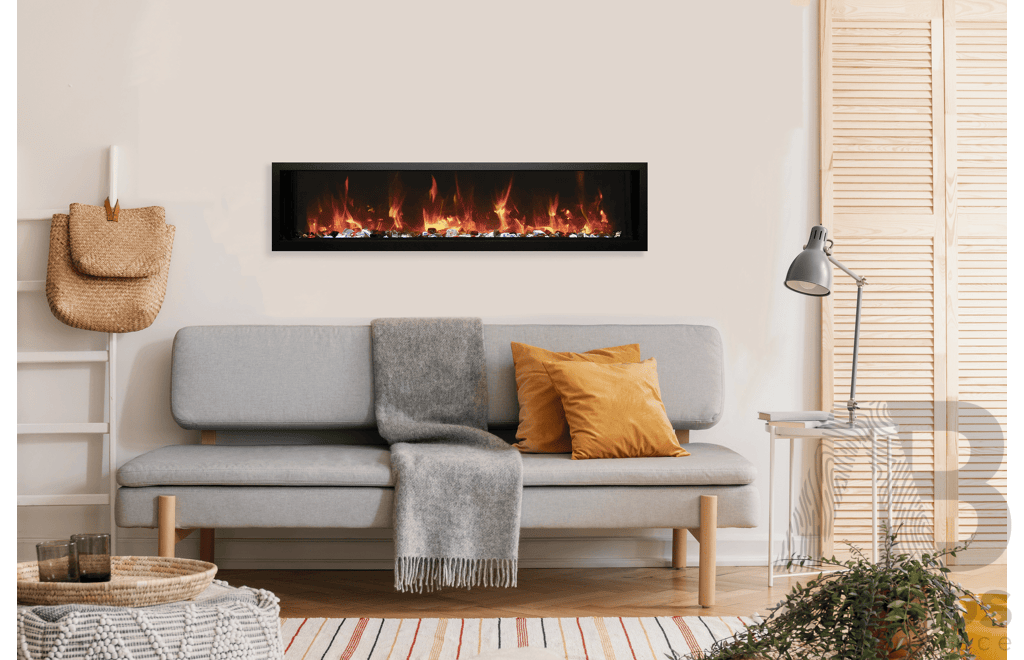 Amantii 60-Inch Extra Slim Electric Fireplace (SYM-SLIM-60)
