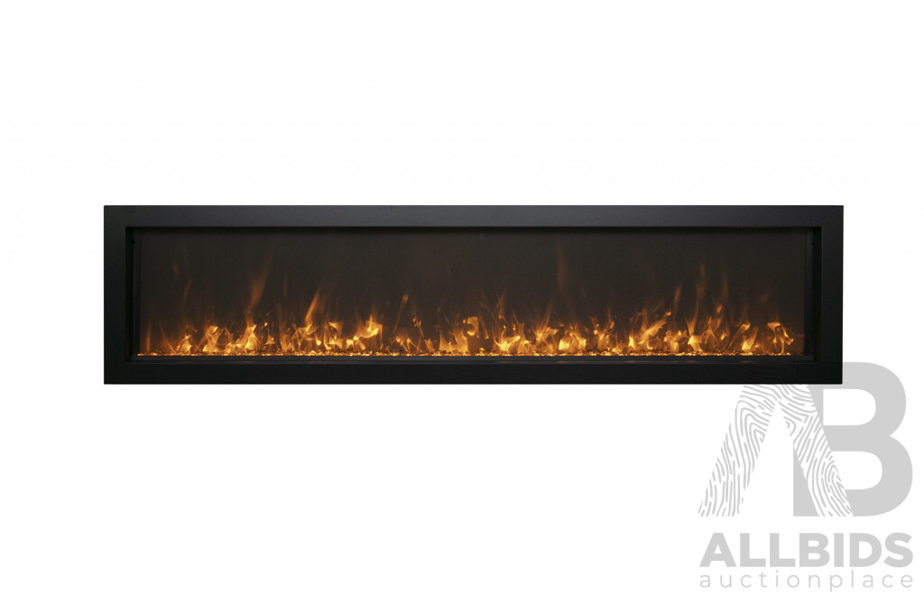 Amantii BI-60-SLIM 60-Inches Panorama Slim Electric Fireplace (BI-60-SLIM)