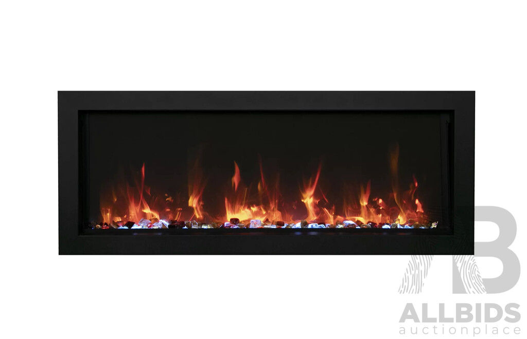 Amantii BI-50-SLIM 50-Inches Panorama Slim Electric Fireplace (BI-50-SLIM)