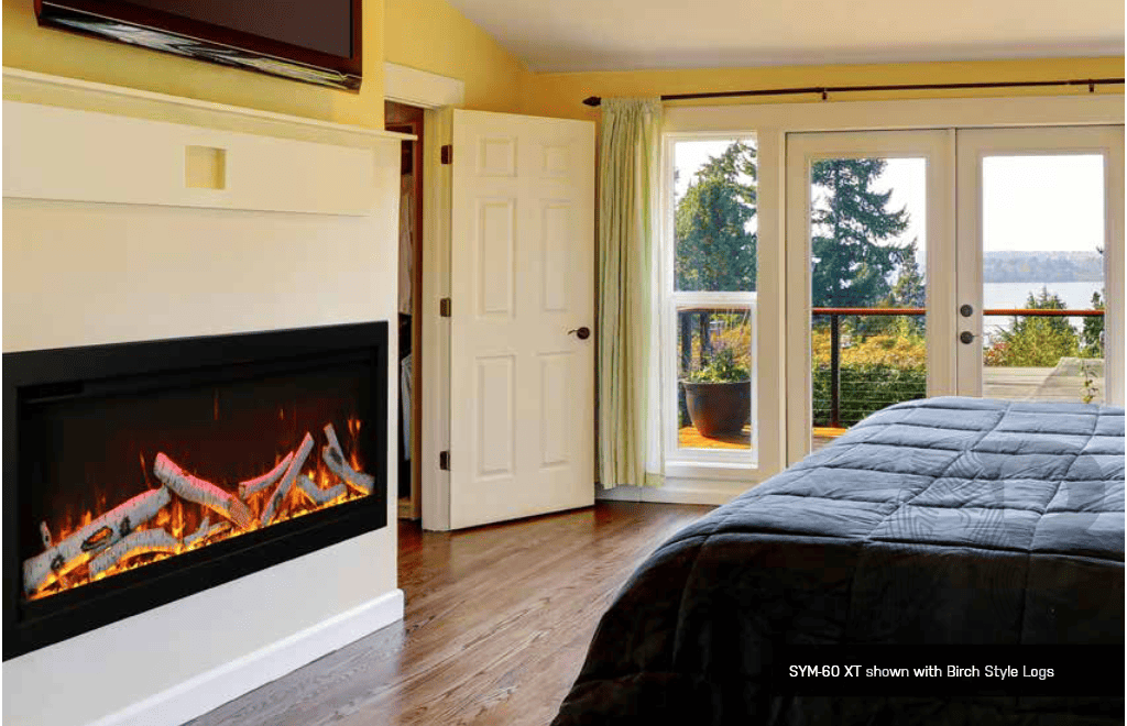 Amantii (SYM-60-XT) Symmetry XT 60-Inch Smart Electric fireplace *Brand New