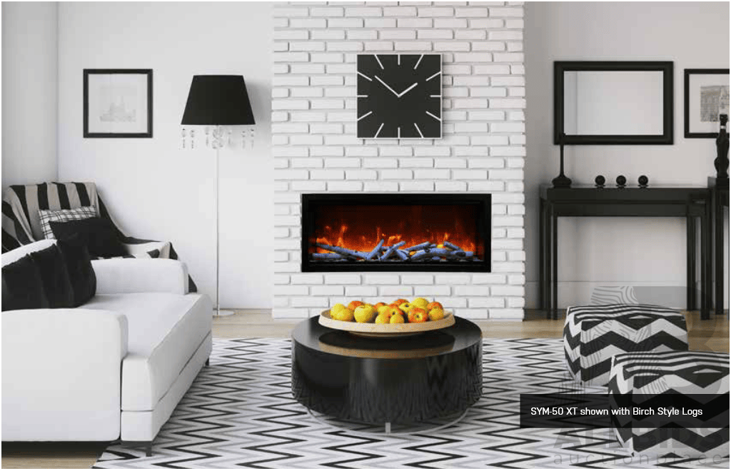Amantii (SYM-50-XT) Symmetry XT 50-Inch Smart Electric fireplace *Brand New