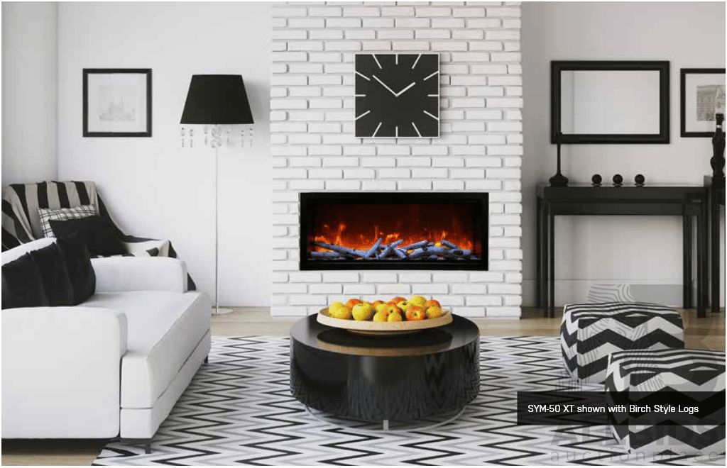 Amantii (SYM-50-XT) Symmetry XT 50-Inch Smart Electric fireplace *Brand New