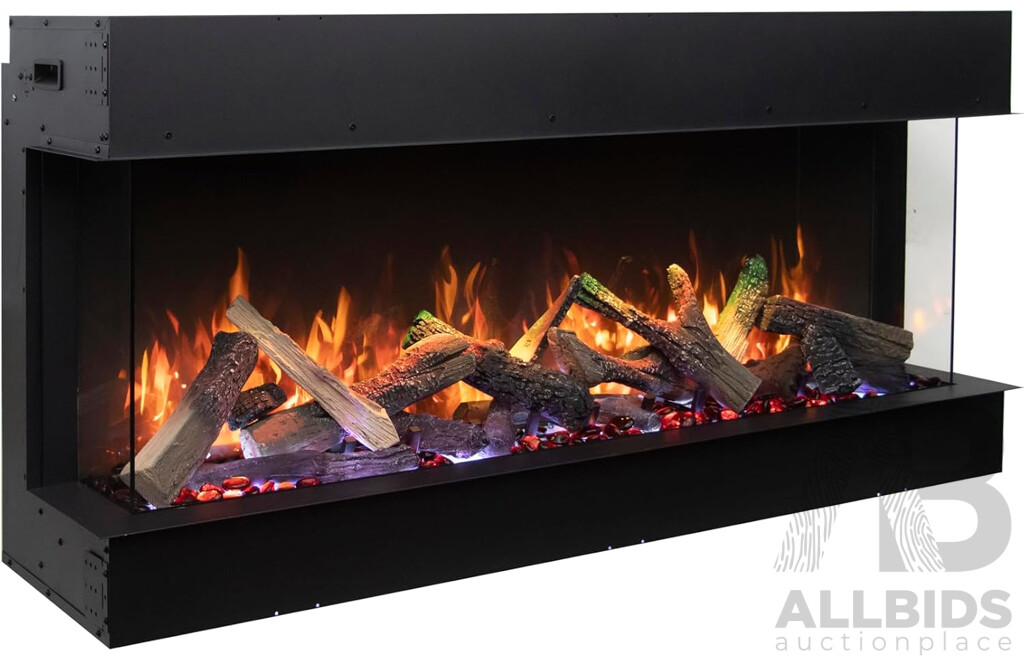 Amantii Tru View XL XT 3 Sided Glass Electric Fireplace (88-TRV-XL-XT)