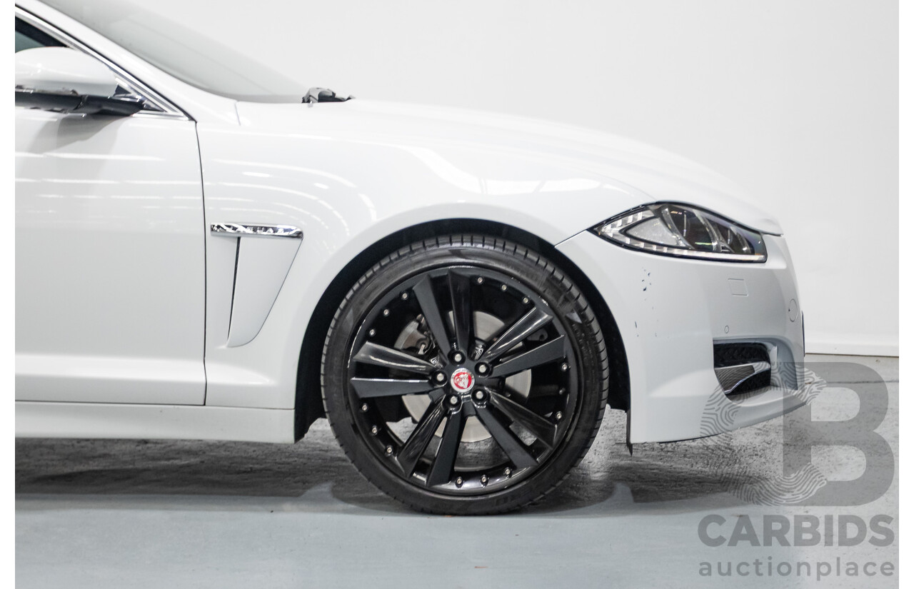 10/2014 Jaguar XF Premium Luxury MY14 4d Sedan Polaris White Turbo 2.0L