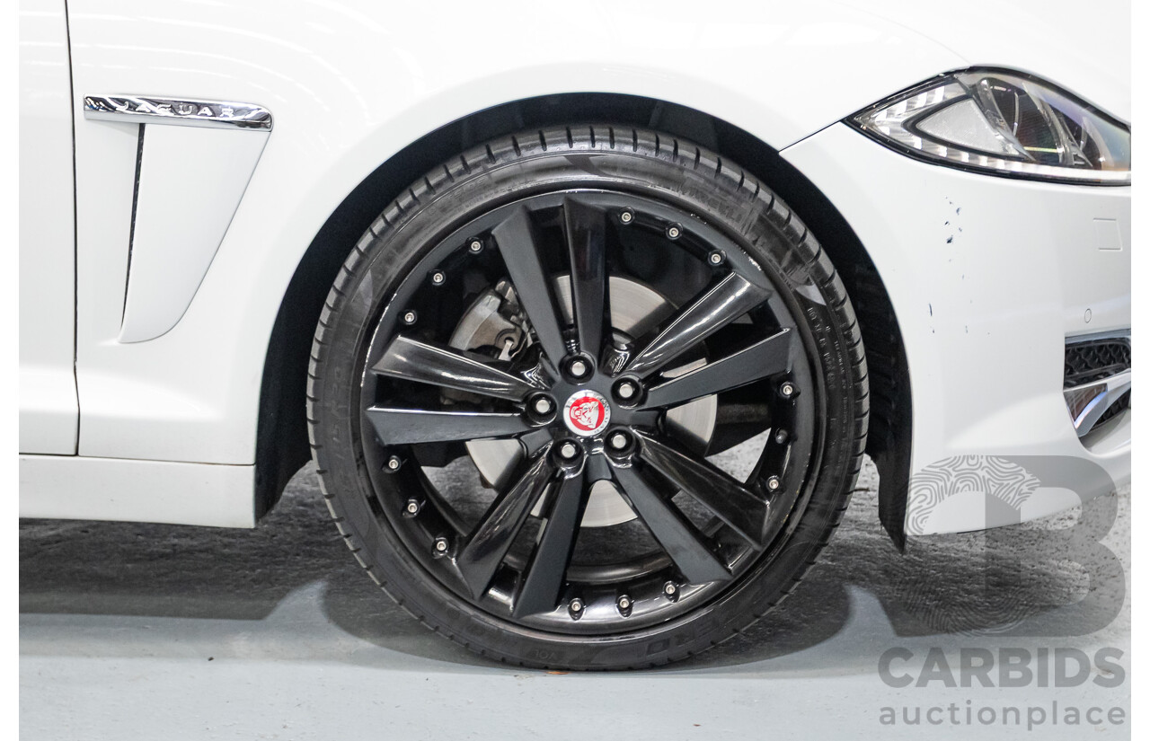 10/2014 Jaguar XF Premium Luxury MY14 4d Sedan Polaris White Turbo 2.0L