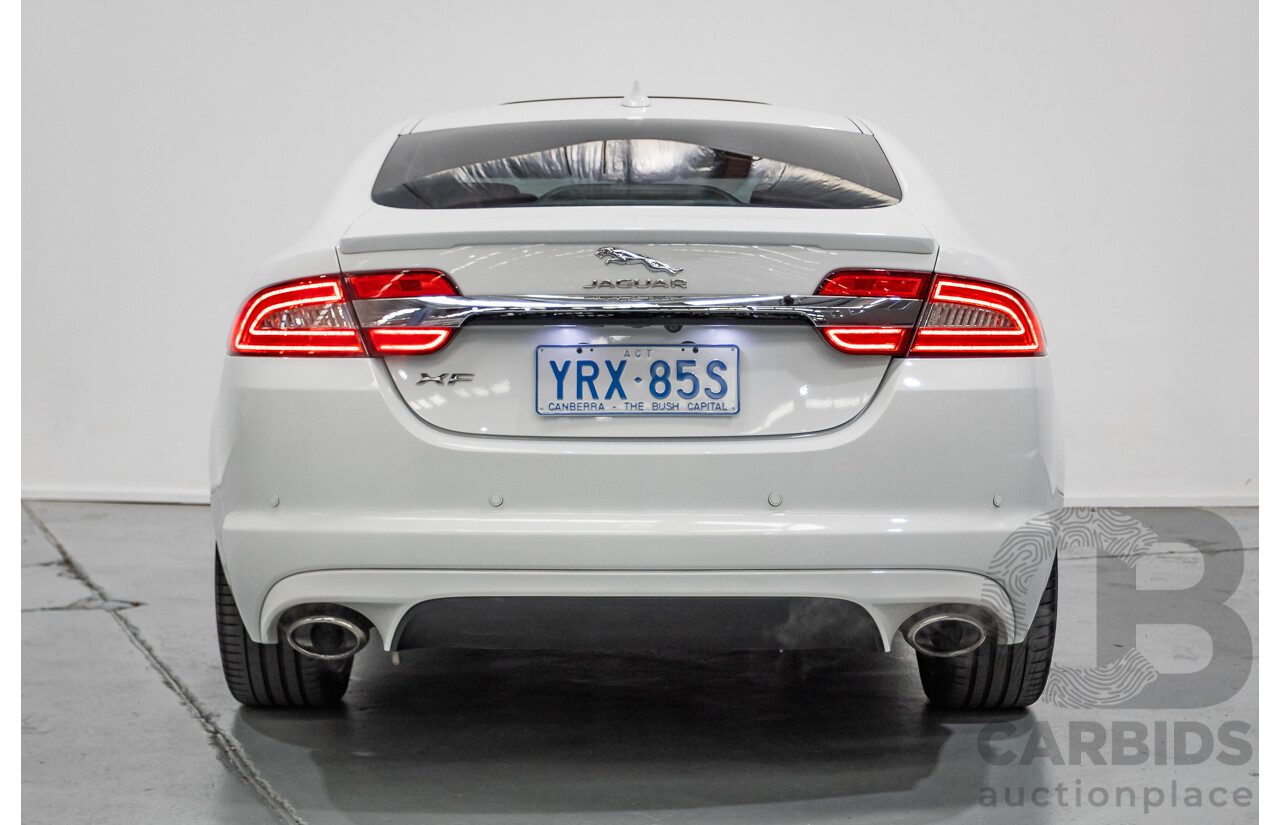 10/2014 Jaguar XF Premium Luxury MY14 4d Sedan Polaris White Turbo 2.0L