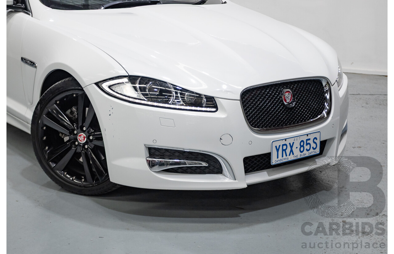 10/2014 Jaguar XF Premium Luxury MY14 4d Sedan Polaris White Turbo 2.0L