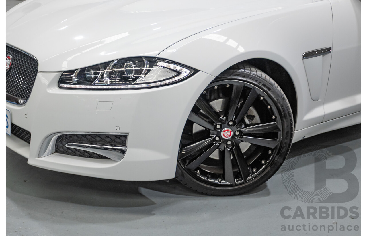 10/2014 Jaguar XF Premium Luxury MY14 4d Sedan Polaris White Turbo 2.0L