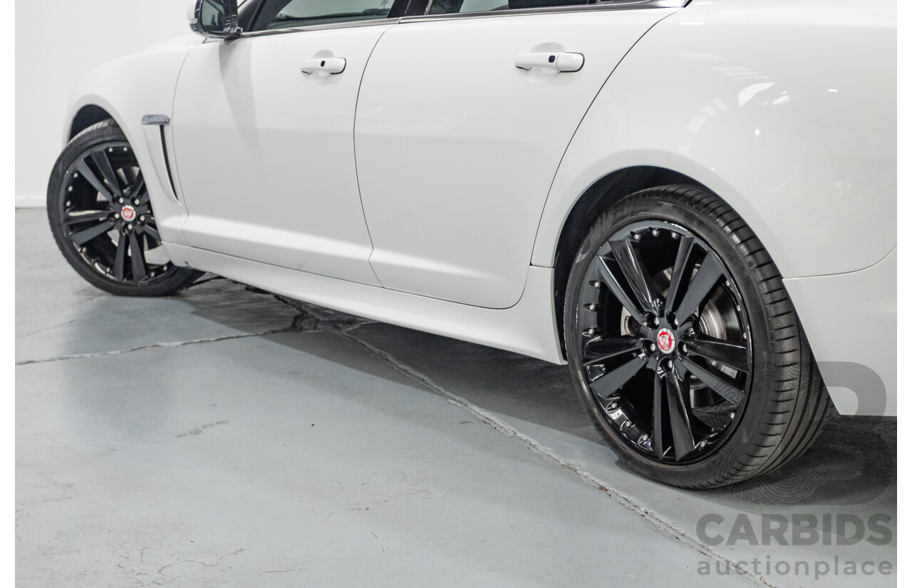 10/2014 Jaguar XF Premium Luxury MY14 4d Sedan Polaris White Turbo 2.0L