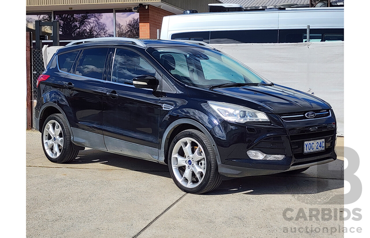 11/2013 Ford Kuga Titanium (awd) TF 4d Wagon Black 2.0L