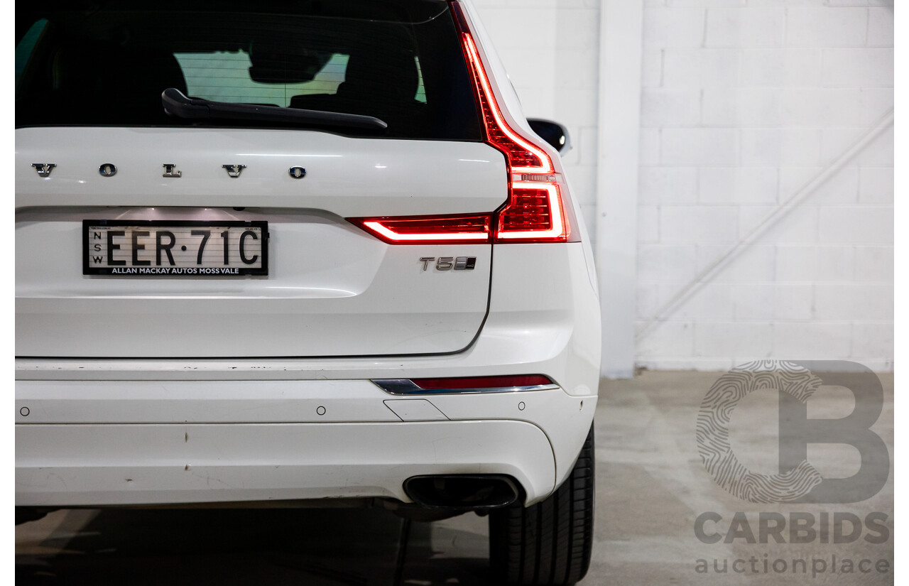 11/2019 Volvo XC60 T5 Inscription (AWD) 246 MY20 4d Wagon Ice White Turbo 2.0L