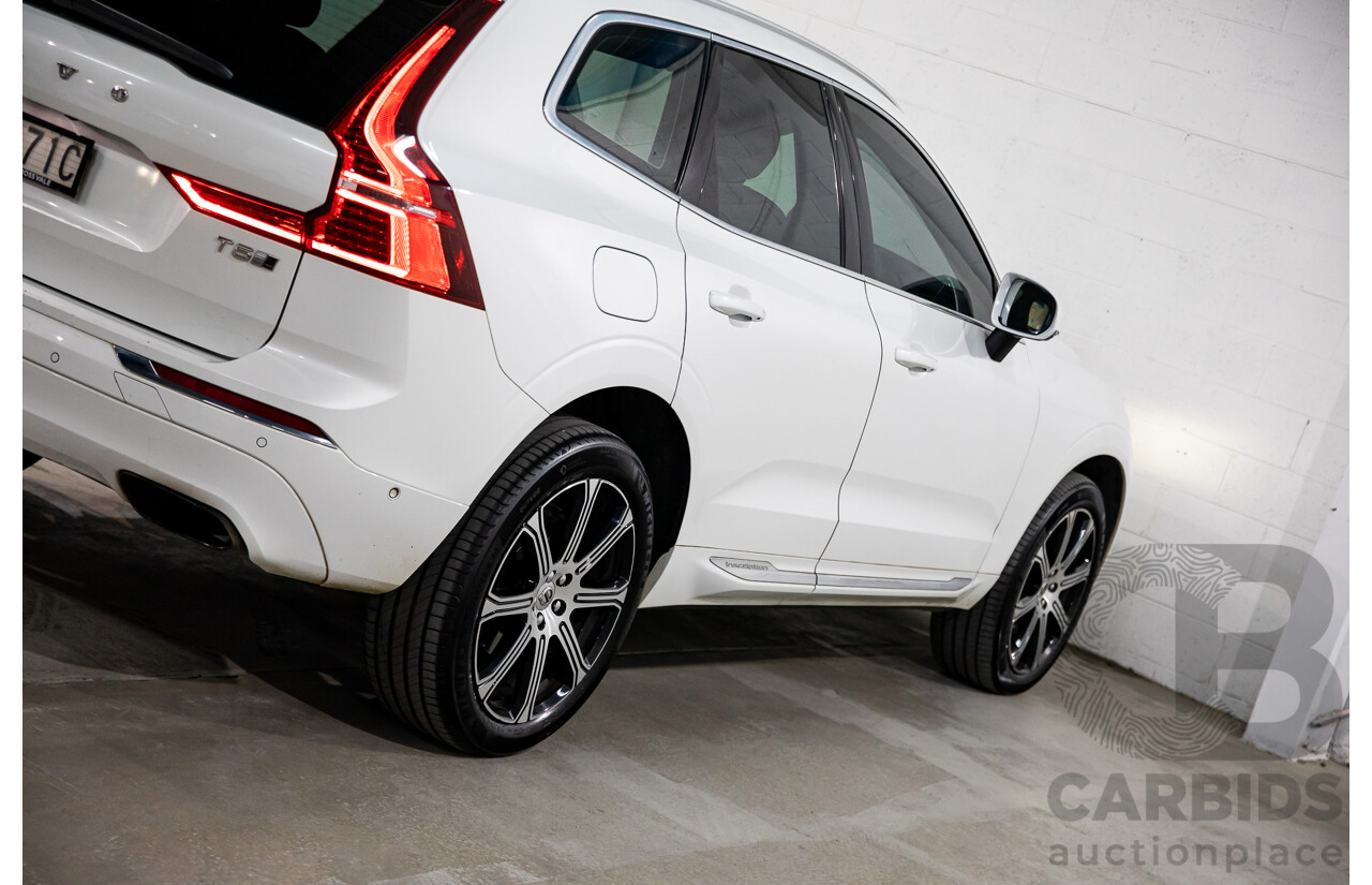 11/2019 Volvo XC60 T5 Inscription (AWD) 246 MY20 4d Wagon Ice White Turbo 2.0L