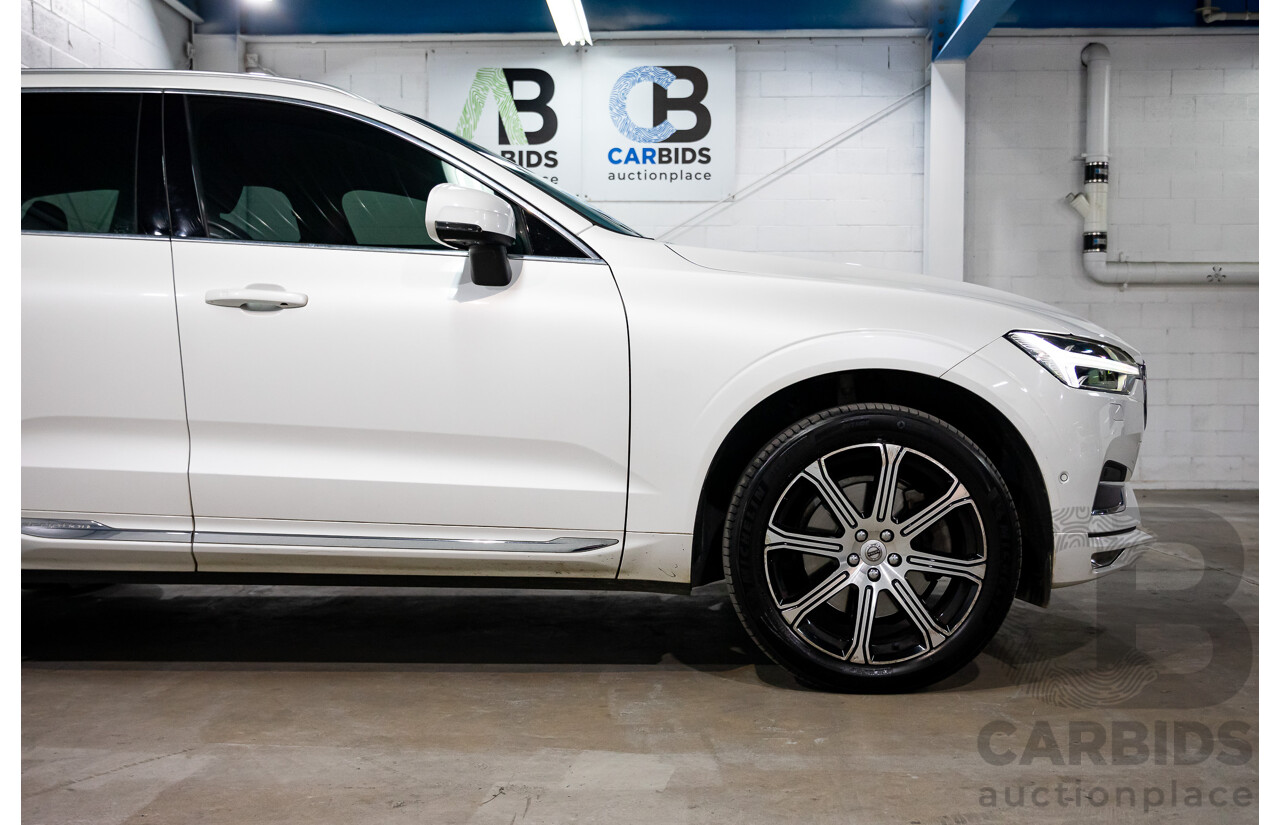 11/2019 Volvo XC60 T5 Inscription (AWD) 246 MY20 4d Wagon Ice White Turbo 2.0L