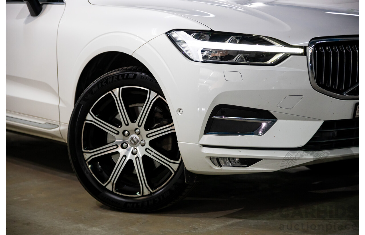 11/2019 Volvo XC60 T5 Inscription (AWD) 246 MY20 4d Wagon Ice White Turbo 2.0L