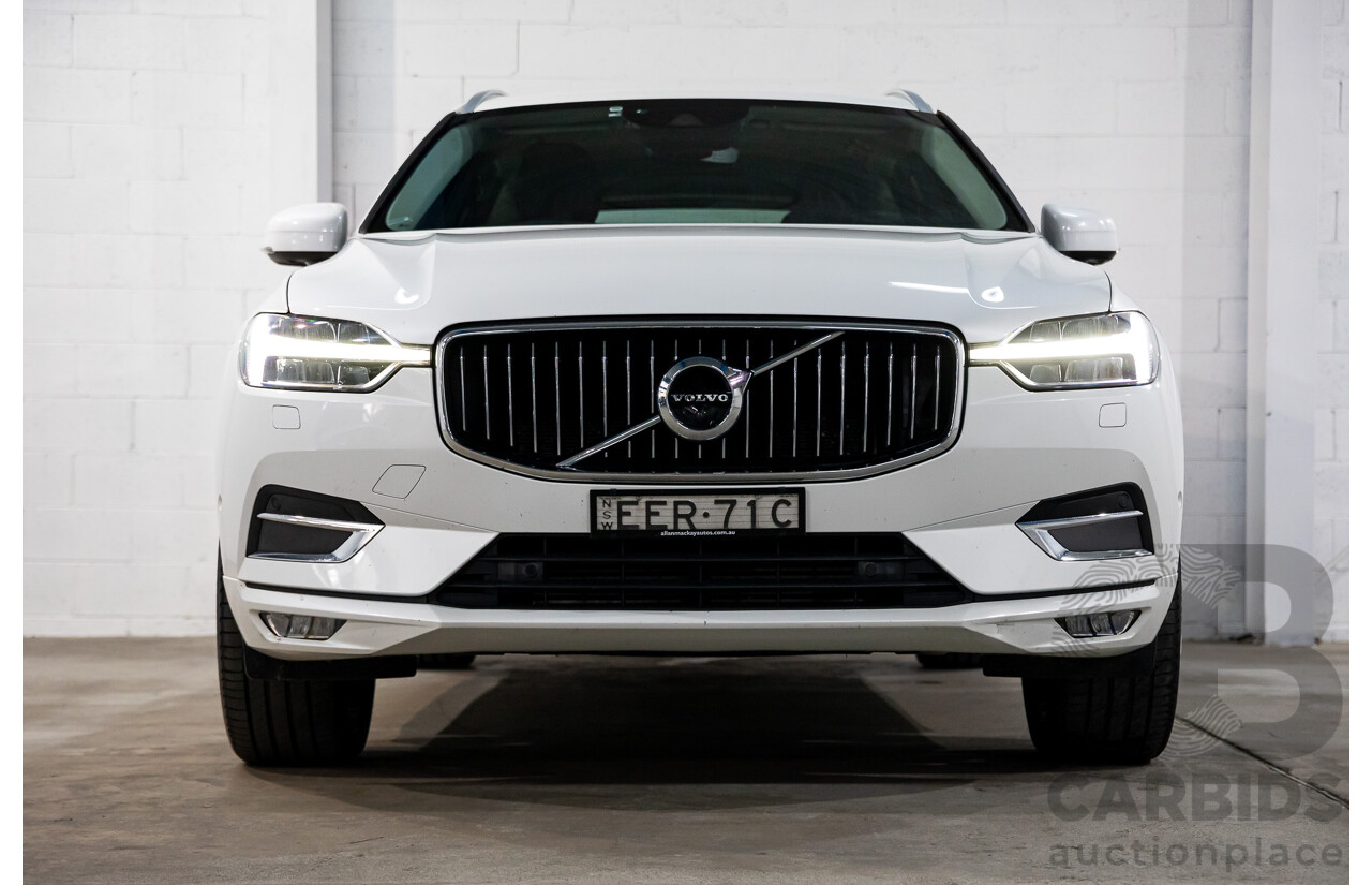 11/2019 Volvo XC60 T5 Inscription (AWD) 246 MY20 4d Wagon Ice White Turbo 2.0L
