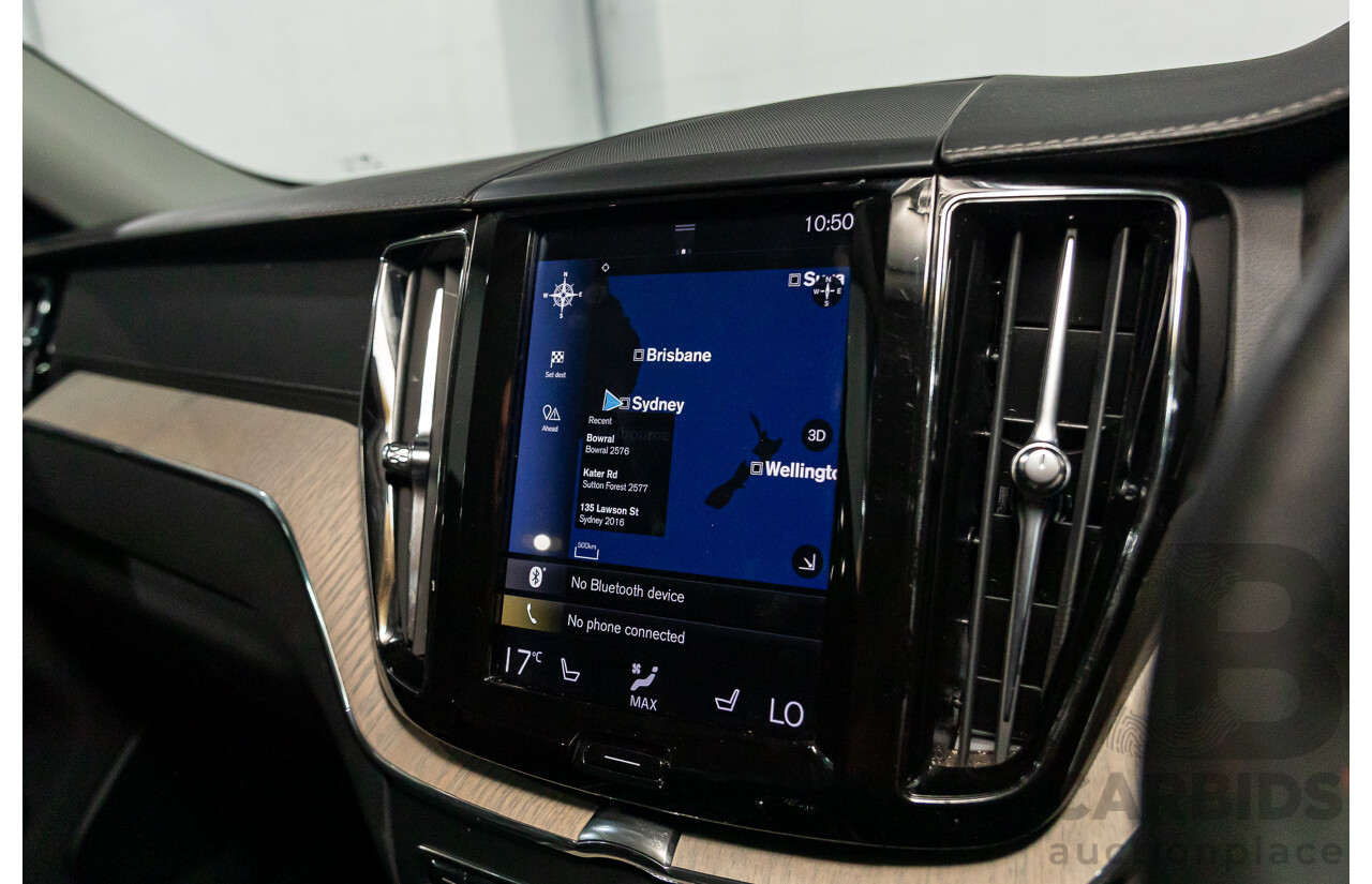 11/2019 Volvo XC60 T5 Inscription (AWD) 246 MY20 4d Wagon Ice White Turbo 2.0L