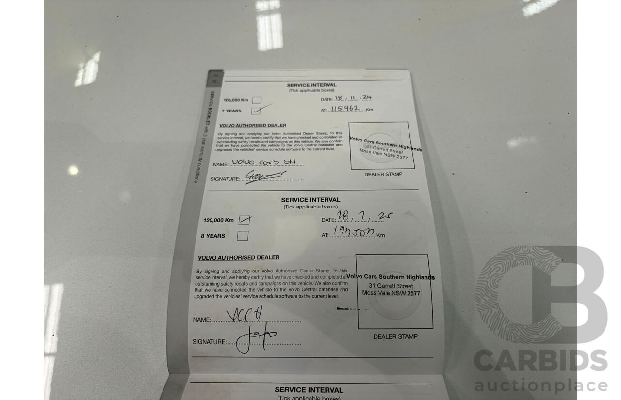 11/2019 Volvo XC60 T5 Inscription (AWD) 246 MY20 4d Wagon Ice White Turbo 2.0L