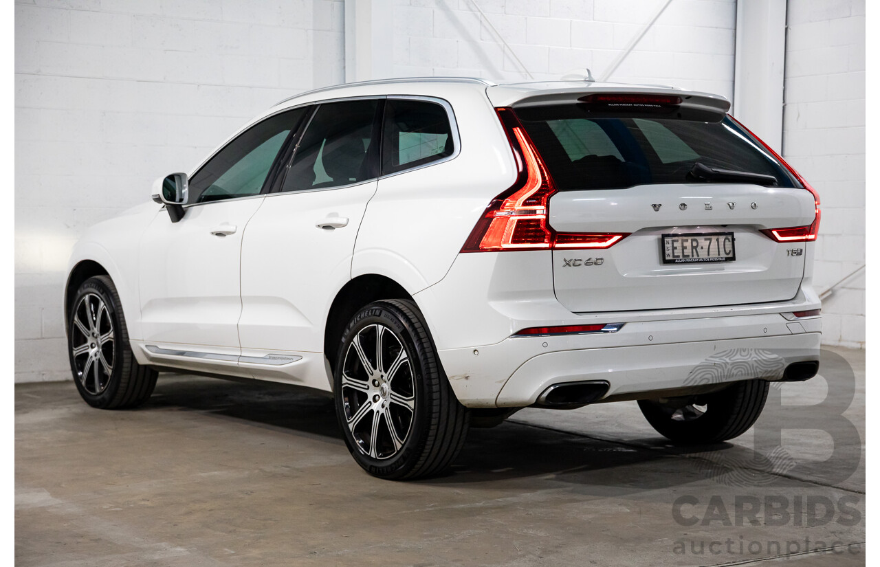 11/2019 Volvo XC60 T5 Inscription (AWD) 246 MY20 4d Wagon Ice White Turbo 2.0L