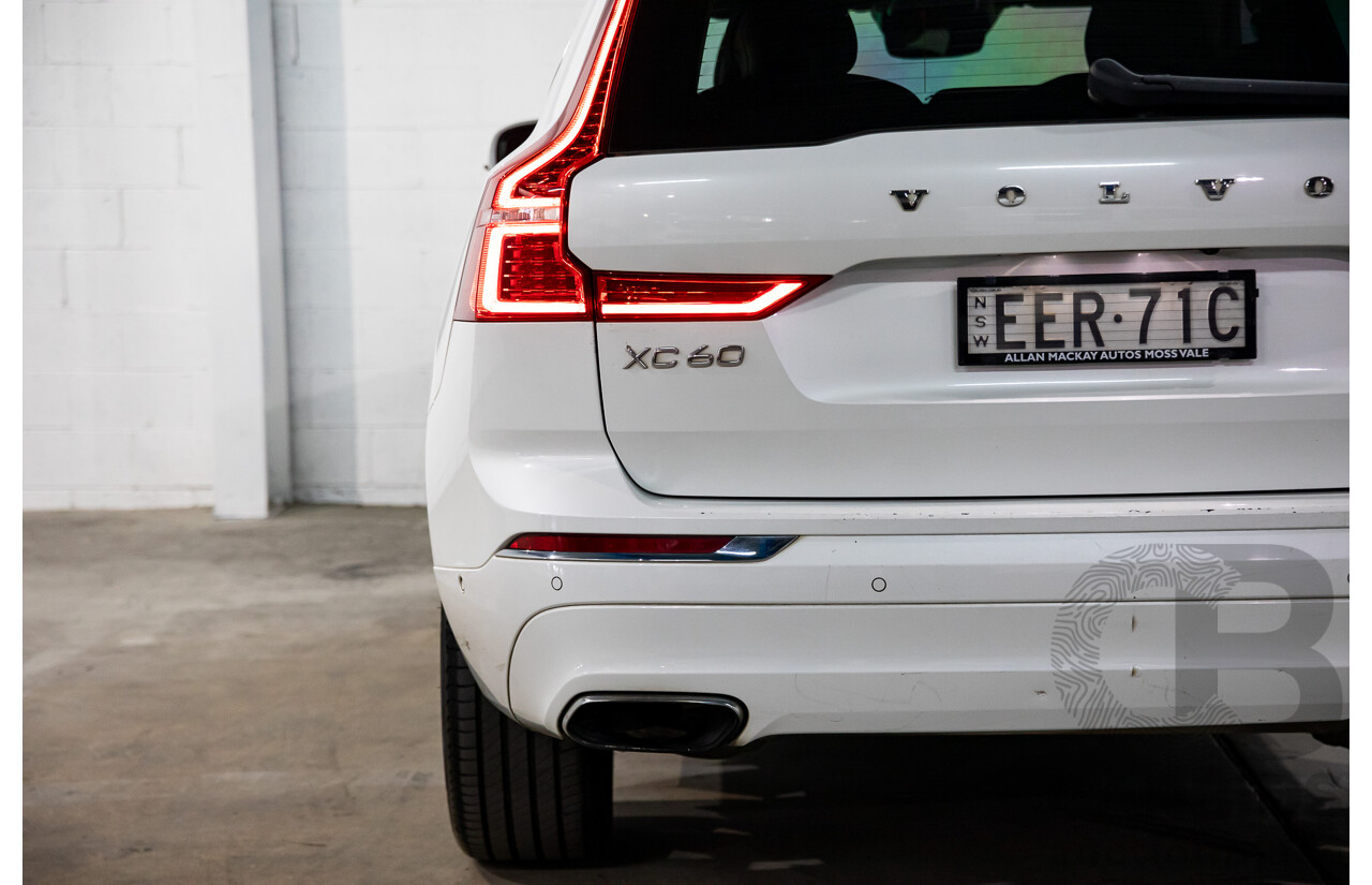 11/2019 Volvo XC60 T5 Inscription (AWD) 246 MY20 4d Wagon Ice White Turbo 2.0L