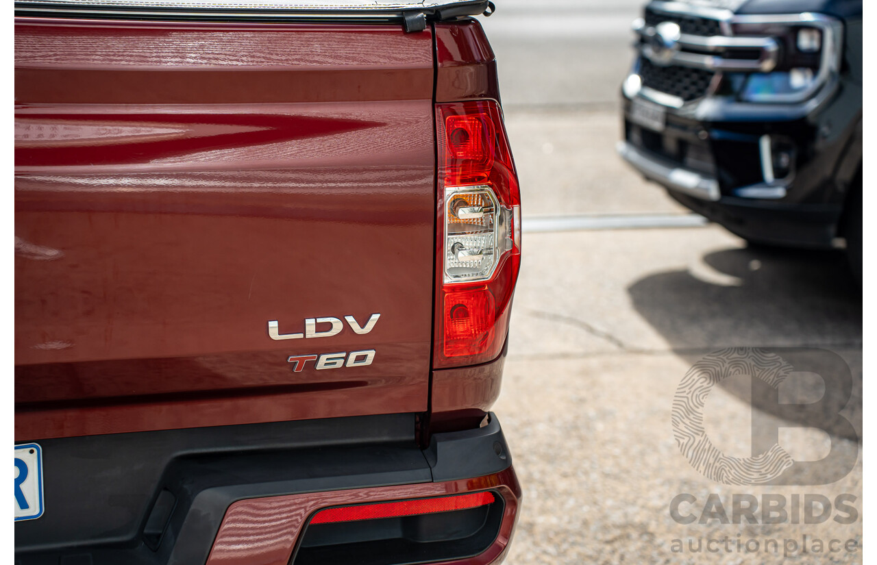 05/2021 LDV T60 Pro (4x4) SK8C Double Cab Utility Red Turbo Diesel 2.8L