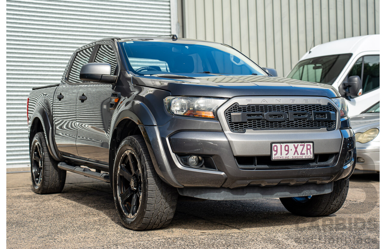 01/2018 Ford Ranger XLS 3.2 (4x4) 4x4 PX MKII MY18 Dual Cab Utility Grey 3.2L