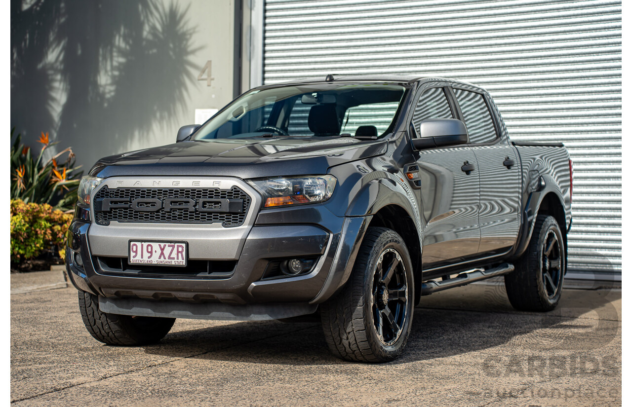 01/2018 Ford Ranger XLS 3.2 (4x4) 4x4 PX MKII MY18 Dual Cab Utility Grey 3.2L