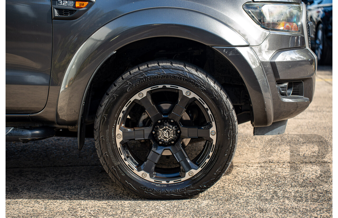 01/2018 Ford Ranger XLS 3.2 (4x4) 4x4 PX MKII MY18 Dual Cab Utility Grey 3.2L
