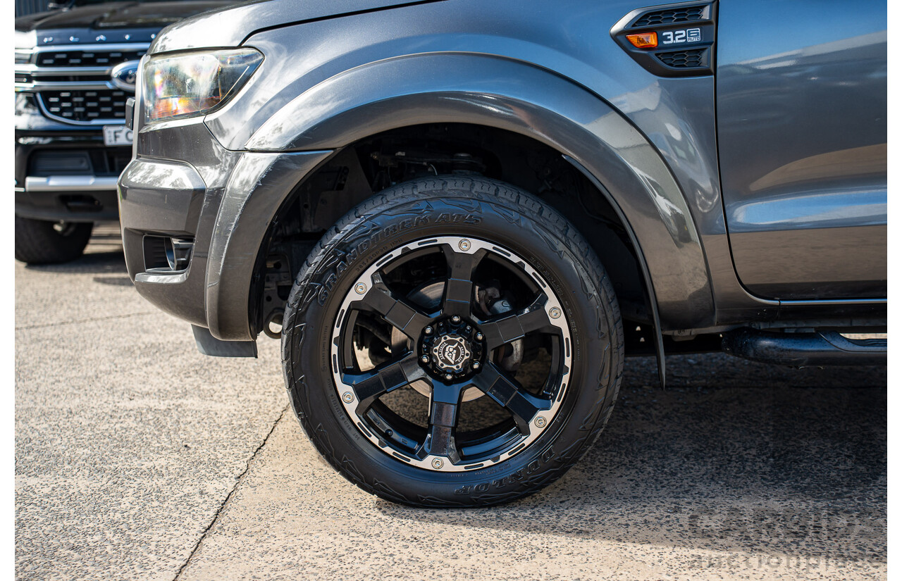01/2018 Ford Ranger XLS 3.2 (4x4) 4x4 PX MKII MY18 Dual Cab Utility Grey 3.2L