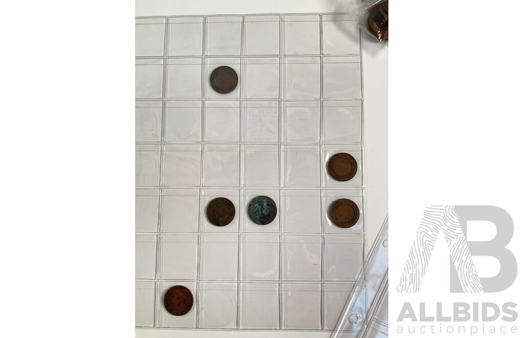 Collection of Australian Pennies and Half Pennies, Examples Spanning 1916 to 1964 - Approximately 2.1 Kilograms