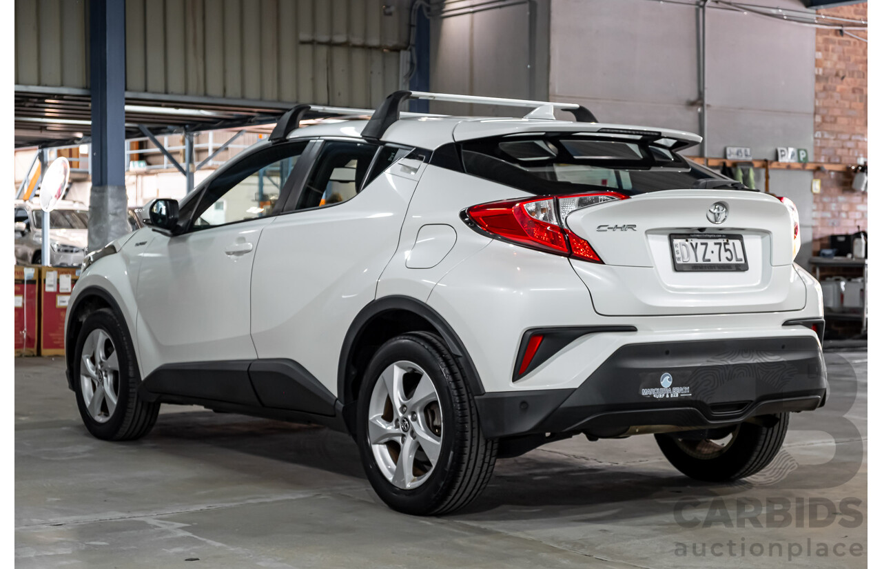 10/2018 Toyota C-HR (FWD) NGX10R Update 4d Wagon White Crystal Shine Turbo 1.2L